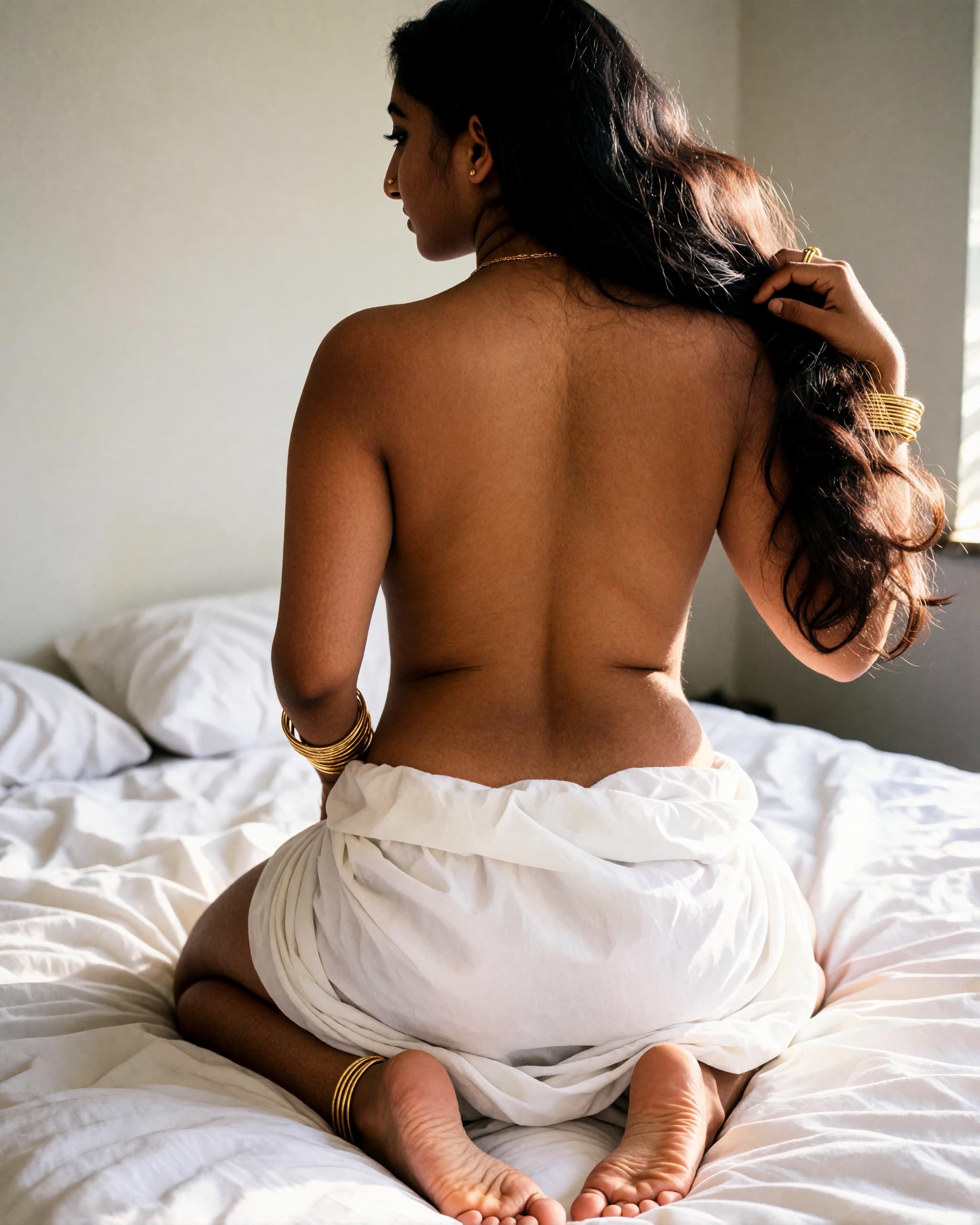 Kneeling Over-Shoulder