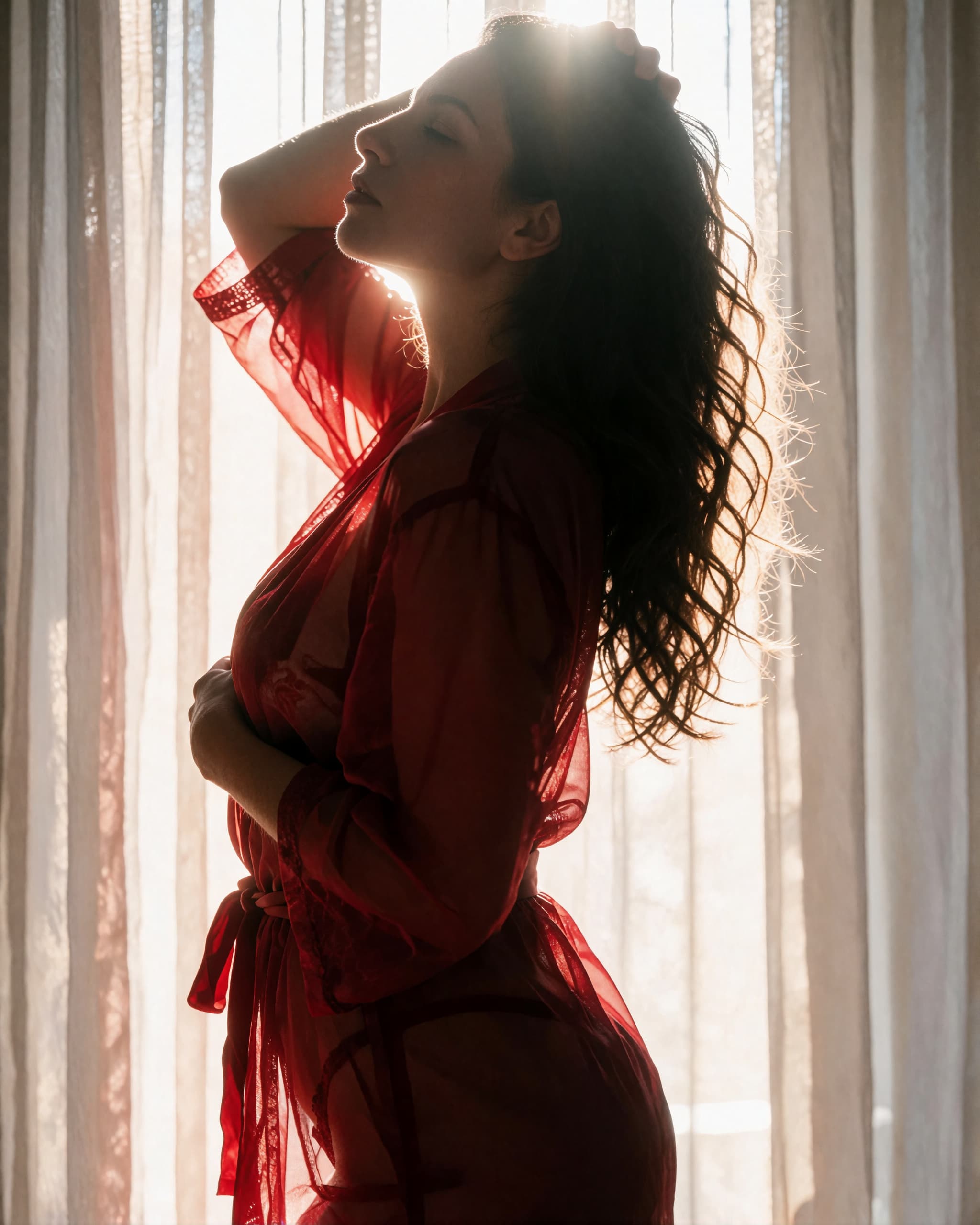 Backlit in Red